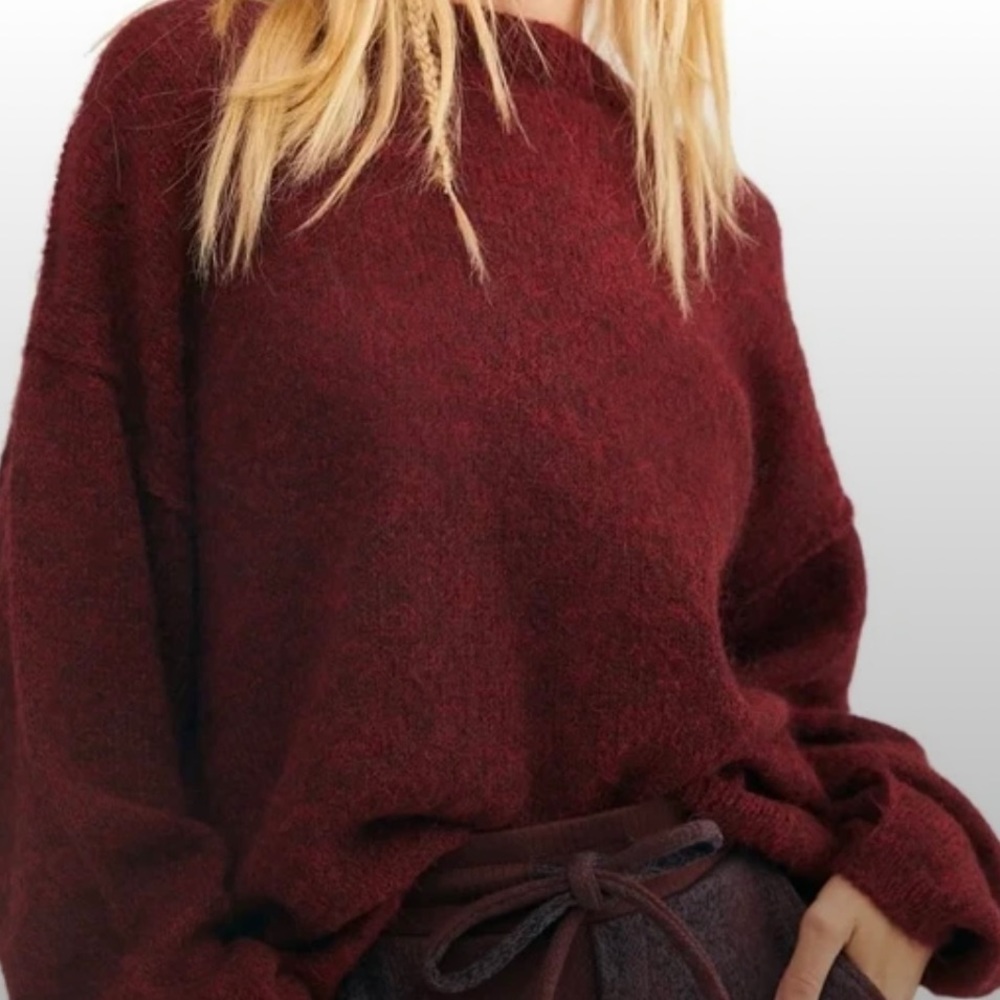 Free People oversized Alpaca sweater